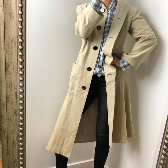 Vintage Jackets & Blazers - ✨VINTAGE/ cream sueded coat